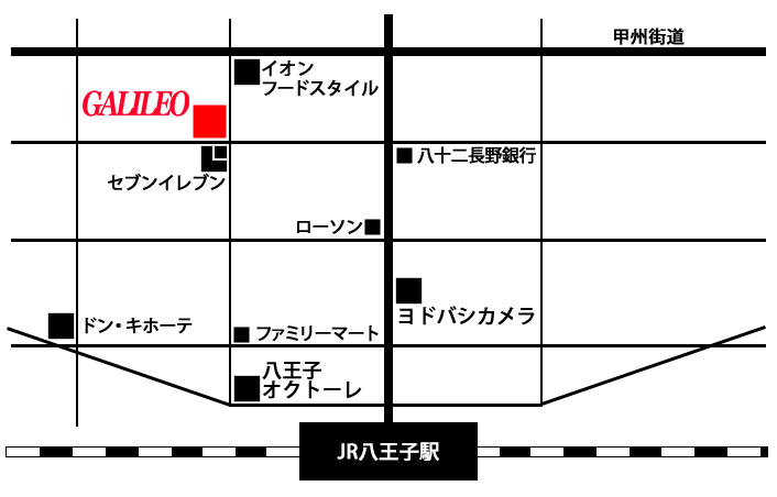 ガリレオ東京本社地図